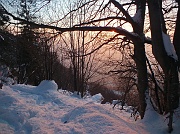 Sul MONTE SUCHELLO innevato da Costa Serina il 25 genn. 2013